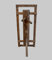 Wing Chun Wooden Dummy with Frame with Leg (03 Gray ash Color)