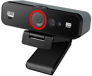 1080p hd webcam w/windows hello face rec. build-in cybertrack f1