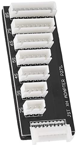 Bewinner RC-Fahrzeugbatterie-Ladeplatine, 2S-8S-Balance-Ladegerät Erweiterungsplatinen-Adapter-Konverter, Parallele Ladeplatine für RC-Autoboot-Drohne-Lipo-Batterieladegerät