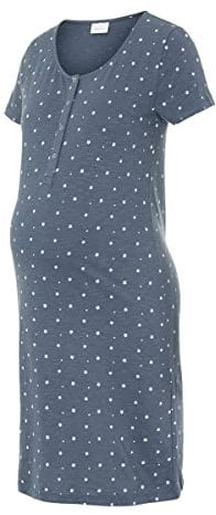 MAMA.LICIOUS Women's MLMIRA STAR JRS NIGHTGOWN 2F A. E. NOOS Night Shirt, Stormy Weather/AOP:Star, XL