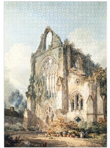 MyPuzzle Ruins of Tintern Abbey - Premium 1000 Teile Puzzle - MyPuzzle Sonderkollektion von Æpyornis