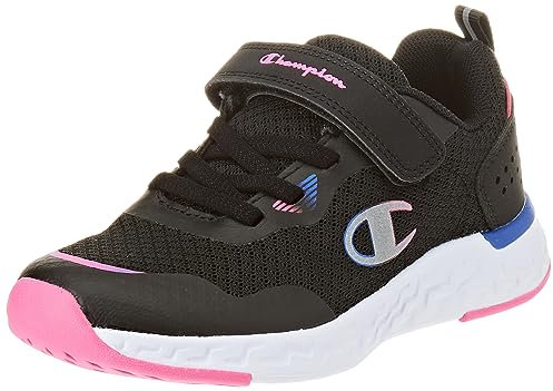 Champion Bold 2 G PS, Sneakers Bambina, Nero/Azzurro/Fucsia (KK002), 28 EU