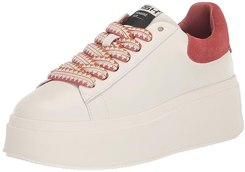 ASH Damen Moby Bis Sneaker, Weiß/Zimt, 41 EU