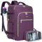 LOVEVOOK Reiserucksack Handgepäck Flugzeug Erweiterbar Travel Backpack Women mit Kosmetiktasche 17.3 zoll Laptop Rucksack Reisetasche Groß mit Schuhfach & Nassfach Weekender Bag für Reise Business