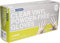 Clearly | Clear Vinyl Powder-Free Latex-free Gloves, disposable gloves, Multi purpose & extra strong, Box of 100 Blue (Clear, Large)