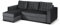 MEBLE-LUX - Universal Ecksofa mit Schlaffunktion und 2 Bettkasten Vera I 242cm Breit Sofa L Form I Eckcouch mit Schlaffunktion I Universal Ecke (Rechts oder Links) I Sofa Grau