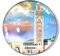 Casablanca Marokko Kühlschrankmagnet Kühlschrank Gefrierschrank Magnet Souvenir Dekoration Magnet Aufkleber Glas Basteln