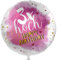 Folienballon dreimal Hoch Happy Birthday 3x Hoch Deko Geburtstag Ballon Erwachsene Kinder Luftballon Made in EU