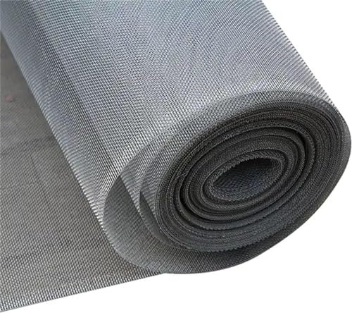 JSY Rouleau de moustiquaire de fenêtre en acier inoxydable 304 anti-rouille, moustiquaire de fenêtre en maille pour insectes (couleur : argent, taille : 1,5 x 30 m)