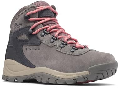 Columbia Newton Ridge Plus Wp Amped, Scarponi da trekking ed escursionismo impermeabili a vita media Donna, Stratus/Canyon Rose, 36 EU