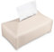 HONZUEN Kosmetiktücher Box, Tücherbox Weiß, Taschentuchbox aus PU-Leder, Zupftücher Box, Kosmetiktücherbox, Tuchspender Auto, Tissuehalter, Kosmetiktuchbox, Kosmetiktuchspender - 23x12,5x10cm