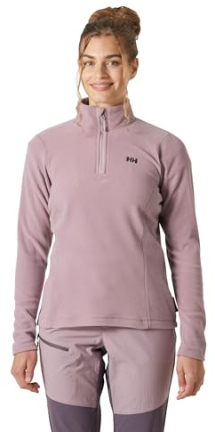 Helly Hansen Damen W Daybreaker 1/2 Zip Fleecejacke, Lila Lehm, XL