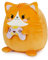 balvi Kissen Fluffy Kawaii Gamer Farbe Orange Flauschig weiche Gamer-Katze Nylon