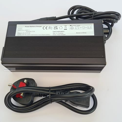 24V 8Amp Lithium 'X'Sports Battery Charger can be used with TGA Electric Wheelchair, Powerchair