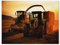 Puzzle 1000 Teile，Traktoren auf einem Acker bei Sonnenuntergang，DIY Handwerk Geschenk（75x50cm-200