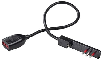 Prolunga comodino 0,5m FLAT 16A NERA