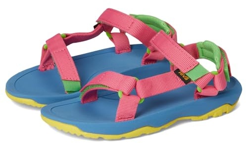 Teva Unisex-Child Casual Sandal, Hot Pink Multi, 10 Toddler
