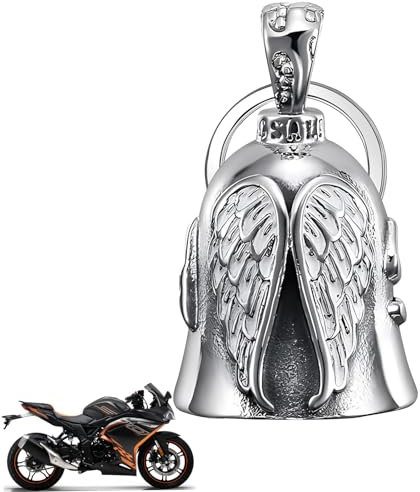 WUSANNA 1 Stück Guardian Bell Motorrad Glöckchen Biker Bell Guardian Bell Motorrad Biker Bell Motorrad Glöckchen Motorrad Glocke, Guardian Biker Bell für Motorrad Zubehör oder Schlüsselanhänger.