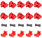 EYVRPAU 20pcs Schienenverbinder, Holzeisenbahn Verbinder, Adapter universell passend