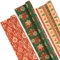 AhfuLife 3 Rollen Lang Geschenkpapier Weihnachten Set, 60cm x 6.5m Weihnachtspapier Set, Nature Kraftpapier Große Weihnachtsgeschenkpapier für Xmas Weihnachten Papier Geschenke Geburtstag Verpackung