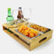 Sofatablett mit 2 Snackschale, Bambus Couch Tablett, Couchbar Snackbox,Couch Bar mit Getränkehalter, Snackbox Personalisiert, Couch Organizer Tablett, Sofa Butler Party Geschenk für Männer & Frauen