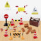 Wichtel Baustelle Set, 21 Stück Miniatur Baustelle Wichtel, Wichtel Zubehör Weihnachten, Wichtel Zubehör Baustelle Einzug, Wichteltür Komplettset mit Baustelle, Wichteltür Set