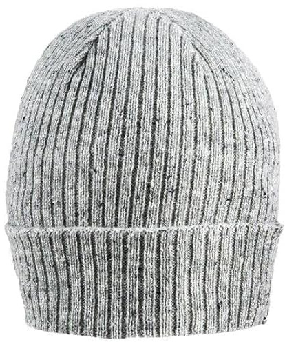Dents Womens Ribbed Knit Beanie Hat - Dove Grey