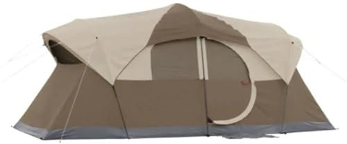 biwakzelt Wetterfestes Campingzelt für 10 Personen, großes Familienzelt mit Raumteiler, inklusive Regenschutz und stabilem Rahmen Tunnelzelte