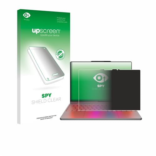 upscreen Blickschutzfolie für Lenovo Yoga 9i 2-in-1 Gen 10 Aura Edition 14 | Anti-Spy Displayschutz Made in Germany Privacy Screen Protector Sichtschutz Blaulichtfilter Klare Folie