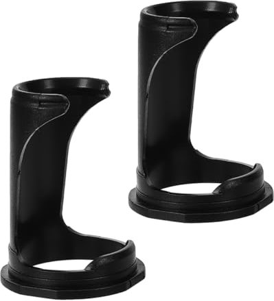 Ipetboom 2stücke Rasierpinsel Halter Aus Kunststoff Praktischer Bartpflege Ständer Für Rasierutensilien Platzsparend Und Langlebig Für Tägliche Rasur Und Bartpflege