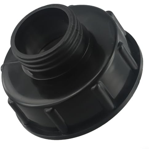 IBC Adapter S100 auf S60 Reduzierstück Tonnenbehälter Anschluss Kunststoff Fitting für Wassertanks 100 mm auf 60 mm Gewindeumwandlung
