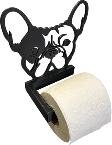 4 Motive, einzigartiger Toilettenpapierhalter, 3D-Design, Unikat, 3D Druck - Versand aus Deutschland. Verschiedene Motive, schwarz, Kunststoff zum Kleben oder Schrauben, Toilettenpapier Halterung