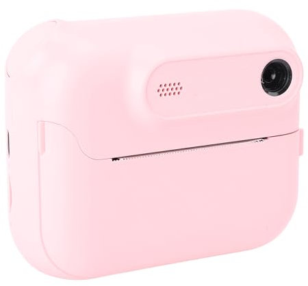 Instant Print Camera for Kids, 48MP 1080P HD 6X Zoom Kids Digital Camera for 3 4 5 6 7 8 9 10 Year Old Girls Boys, DIY Black and White Prints (P ink)