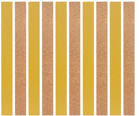 10PCS 200*20*2mm Korkenstreifen Selbstklebend,Hutband Innen zum Verkleinern | Korkstreifen Dehnungsfuge,Hutband Innen Selbstklebend,Hut Verkleinerung Zum Anpassen Der Hutgröße,für Alle Hutarten