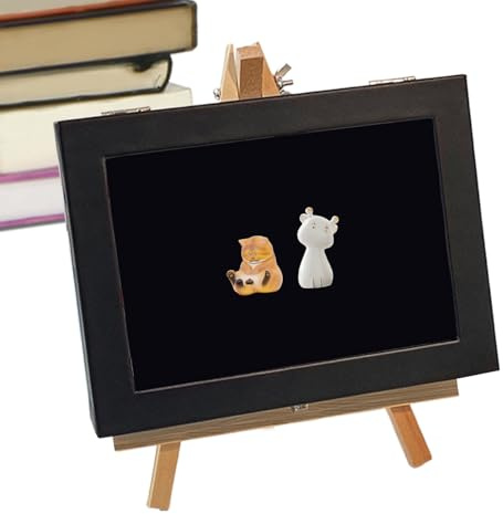 Anstecknadel-Sammelrahmen, Staubdichtes Glasdeckel Vitrine | Pin-Vitrine Mit Schwammschicht, Medaillen-Sammelrahmen-Etui Mit Schlossschnalle,Transparentem Glasdeckel Für Abzeichen, Bänder, Aufnäher