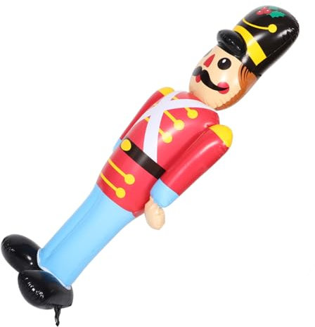HOOTNEE Inflatable Decoration Nutcracker Christmas Ornaments Party Decorations Christmas Decor Christmas Props Holiday Figures Christmas Garden Decorations Inflatable Soldier Arch