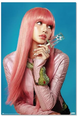 Grupo Erik Lisa Poster Kunstdruck Merch | Poster Deko Wohnzimmer oder Deko Schlafzimmer - Deko Zimmer - Größe 61 x 91 - Offizieller Lalisa Manobal Fanartikel