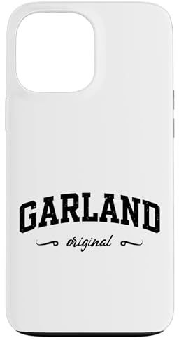 Custodia per iPhone 13 Pro Max Originale Garland Retro Hometown Nome Ghirlanda Originale