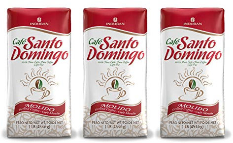 Cafe Molido Santo Domingo Coffee 1 Lb. Bags 3-pack 3 Lbs. Total