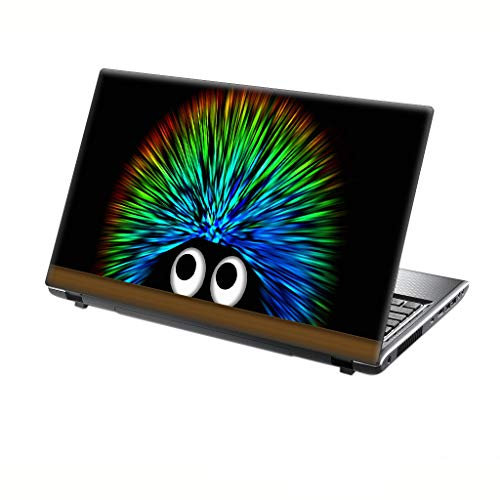 TaylorHe Folie Sticker Skin Vinyl Aufkleber mit bunten Mustern für 15 Zoll 15,6 Zoll (38cm x 25,5cm) Laptop Skin Igel, bunt