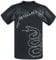 Metallica Black Album Faded Männer T-Shirt schwarz L 100% Baumwolle Band-Merch, Bands