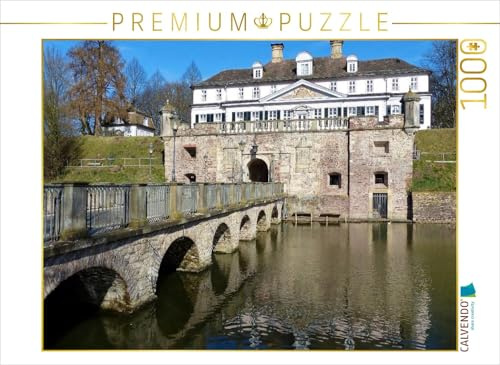CALVENDO Puzzle Schloß Bad Pyrmont | 1000 Teile Lege-Größe 64 x 48 cm Foto-Puzzle für glückliche Stunden