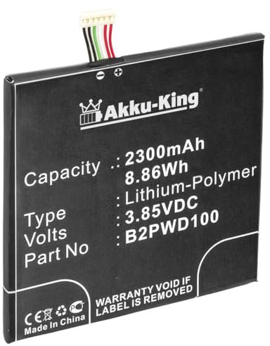 Akku-King Akku kompatibel mit HTC B2PWD100 - Li-Polymer 2300mAh - für One A9s, A9s LTE, A9s TD-LTE, 2PWD100