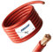 EBROM Cavo per batteria, cavo positivo – preciso al metro, rosso (+) H07V-K 2,5/4 / 6/10 / 16/25 / 35/50 o 70 mm² cavo batteria 99,9% rame OFC, lunghezza: 1 metro 25 mm², rosso