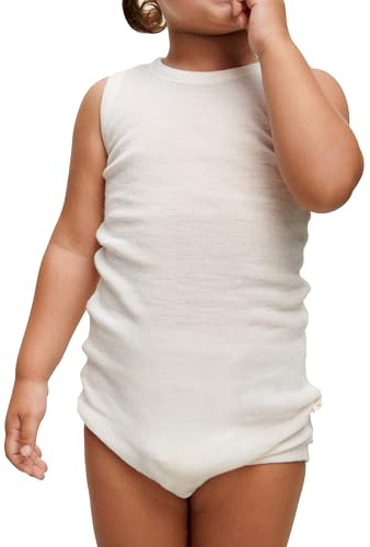 Dilling Body ohne Ärmel für Babys aus 100% BIO-Merinowolle