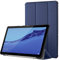 Simpeak Cover Compatibile per Huawei MediaPad T5 10 Custodia, Custodia Cover in Pelle PU Compatibile con Huawei MediaPad T5 10.1 2018 Ultra-Sottile Folio Supporto Smart Cover, Blu