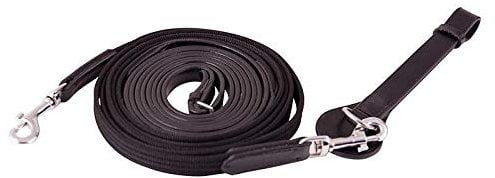 BR Schlaufzuegel Prem.Leder+Leinen - Size Full