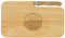 LASERHELD | Brotzeitbrett Holz mit Gravur “Wanderlust” & Messer | 26 x 15 cm | Frühstücksbrettchen Holz Schneidebrett Jausenbrett | Geschenk für Wanderer und Bergfreunde zum Vatertag