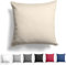 Alreya Mako Satin Kissenbezug 80 x 80 cm - 100% Baumwolle mit YKK Reißverschluss, Superweicher Kopfkissenbezug, Kissenhülle, Oeko-TEX® Standard Zertifiziert, Beige, nur Kissenbezug