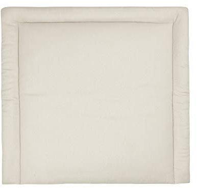 KraftKids Wickelauflage in Leinen Natur Braun, Wickelunterlage 78x78 cm (BxT), Wickelkissen